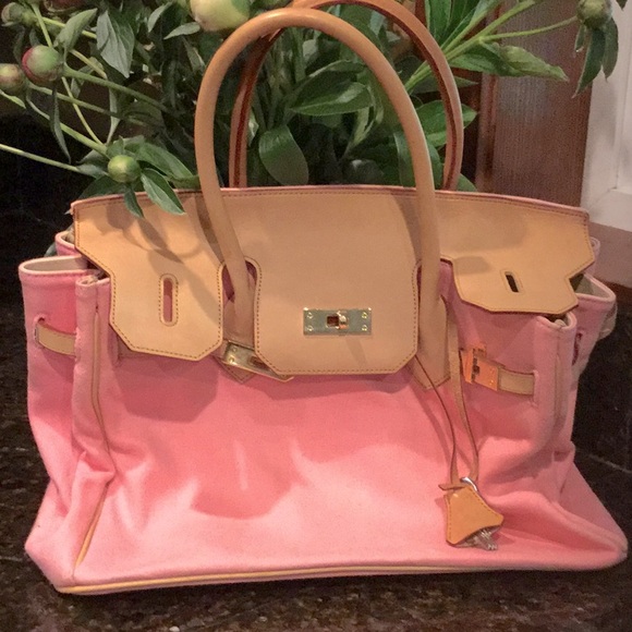 Handbags - Pretty pink satchel handbag cowgirl rodeo queen travel spring festival market